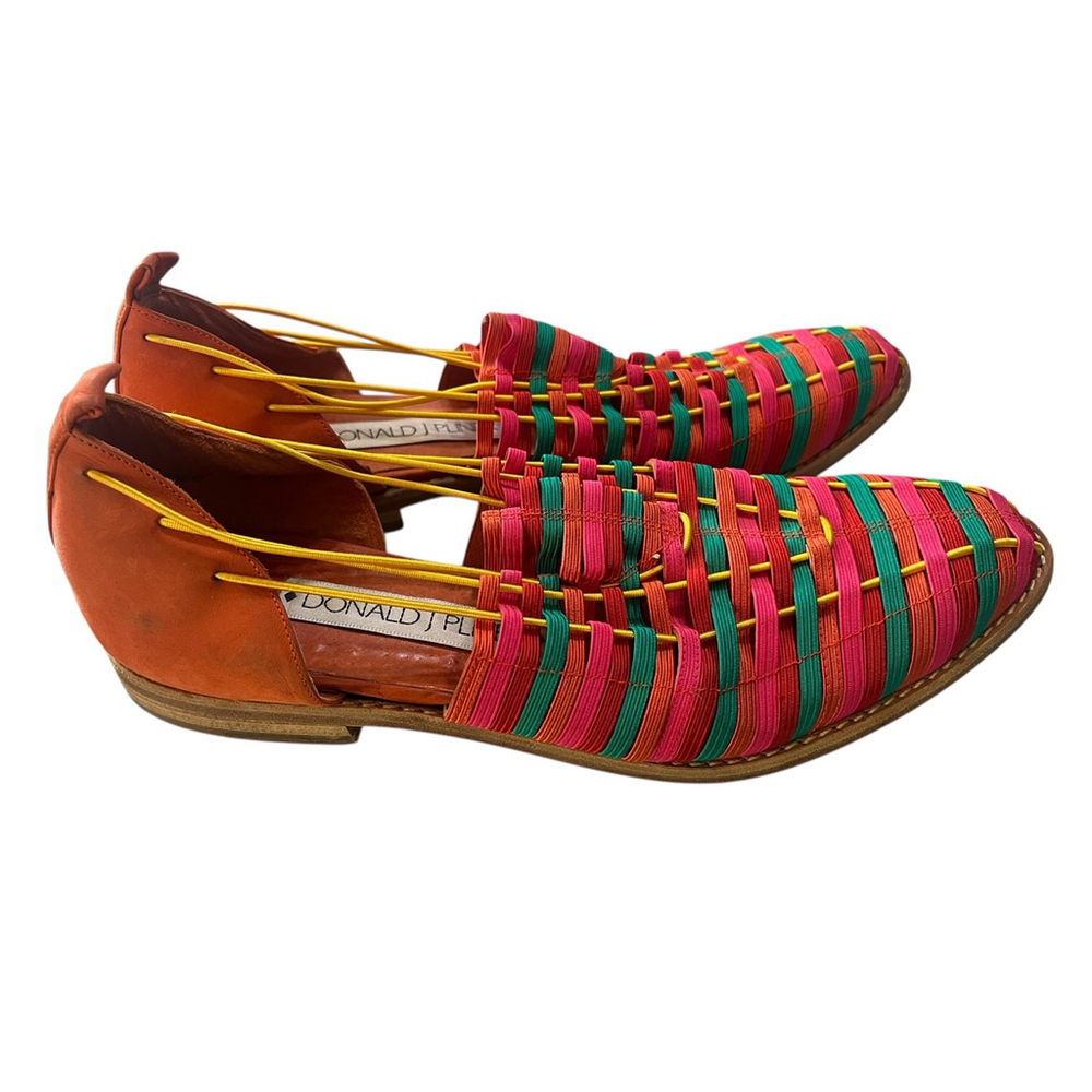 Donald Pliner Colorful Slip On Shoes Size 8 Casual Women's Flats Summer
